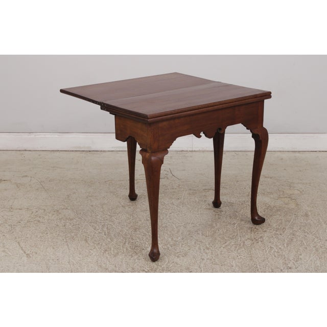 Period Antique 18th Century Double Flip Top Game Table | Chairish