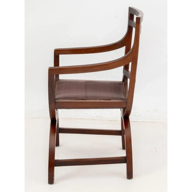 Regency Style Mahogany Armchair For Sale - Image 4 of 5