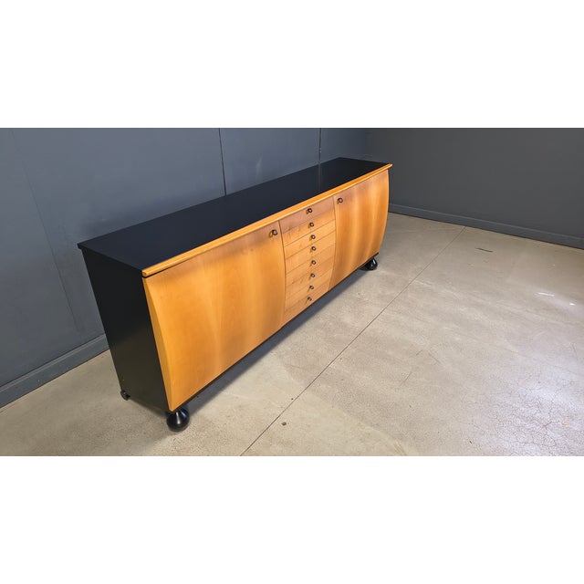 Italian Modern Sideboard by Umberto Asnago for Giorgetti, 1990s For Sale - Image 13 of 14