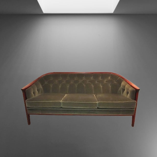 Aristocratic Swedish Sofa by Bertile Frags, 1960s For Sale - Image 11 of 12