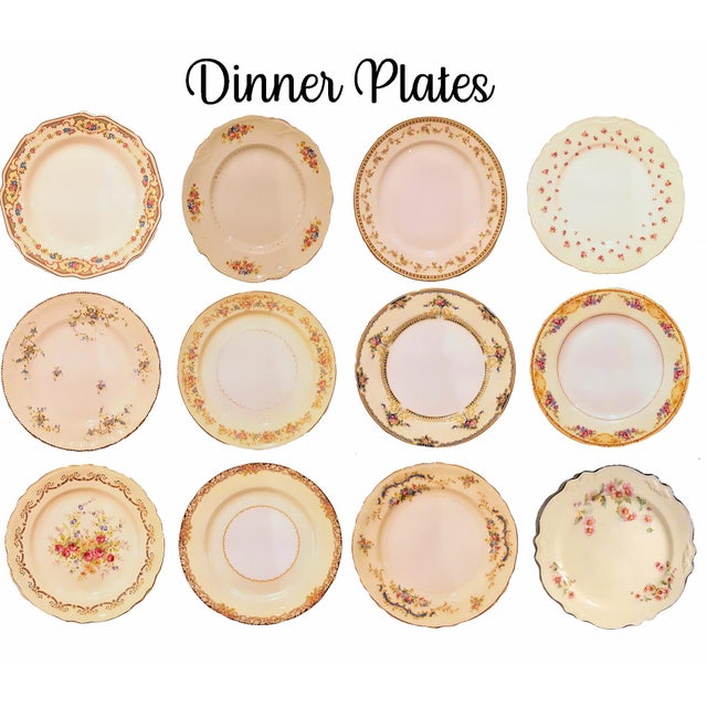 Carefully handpicked mixed fine china service for 12 people. This is a huge set of 145 pieces!! Set includes the...