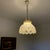 Ivory Farmhouse White Acrylic Modular Hanging Light Small Chandelier, Ukraine, 1970s For Sale - Image 8 of 16