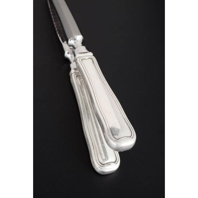 Danish Nutcracker in Sterling Silver and Stainless Steel by Georg Jensen, 1940s For Sale - Image 3 of 5