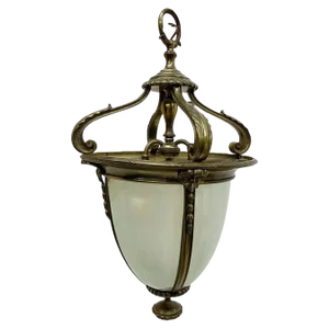 Dutch Bronze Hall Lantern, 1900s