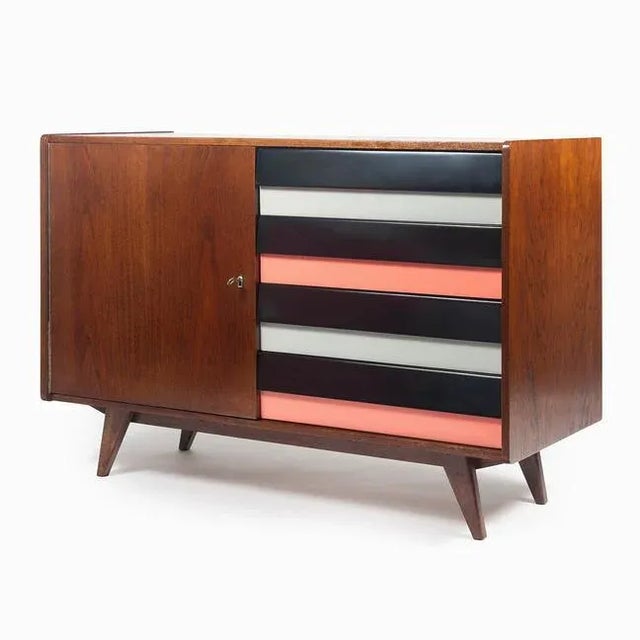 Model U-458 Cabinet by Jiří Jiroutek For Sale - Image 9 of 12