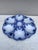 19th Century Majolica blue & white oyster plate Wasmuel. Reference / Page 48 "Oysters plates" of J. Karnitz.