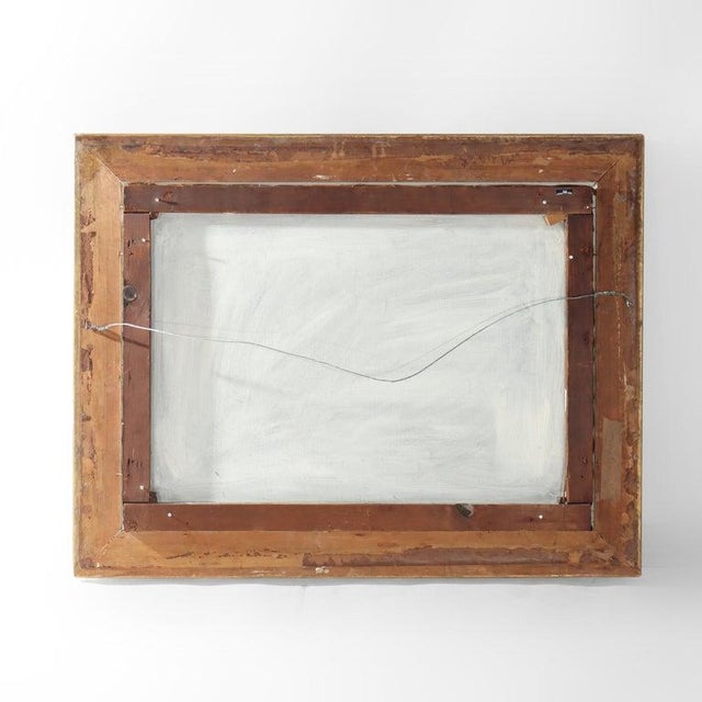 Antique Hudson River School Oil on Canvas Painting of a River Scene C1900 For Sale - Image 10 of 10