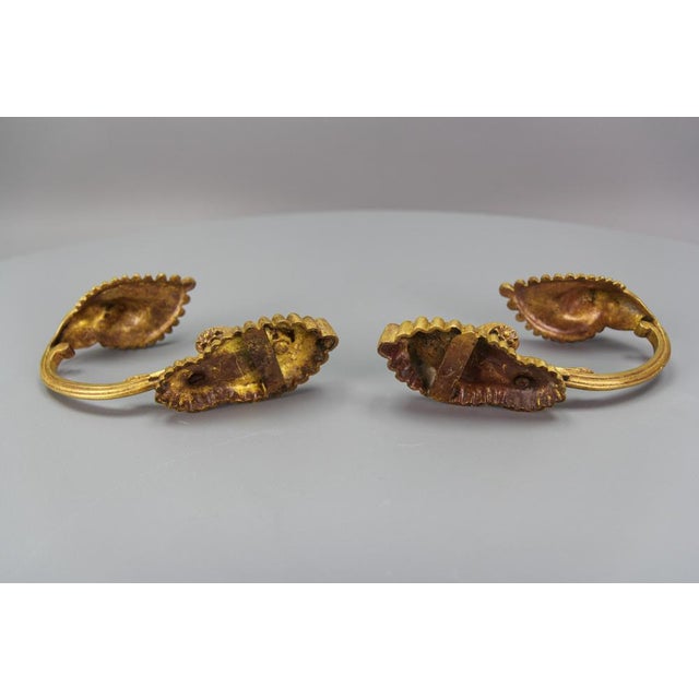 Early 20th Century French Bronze Curtain Tiebacks, 1890s, Set of 2 For Sale - Image 15 of 18