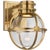 Gracie Single Sconce in Antique-Burnished Brass with Clear Glass Designer: Chapman & Myers Height: 8.75" Extension: 8.25"...