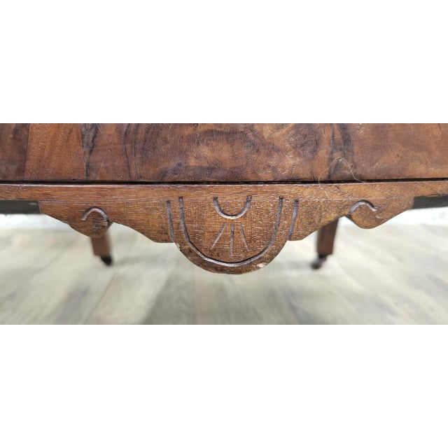 Antique Victorian Eastlake Style Carved Pineapple Upholstered Parlor Chairs For Sale In Kansas City - Image 6 of 11