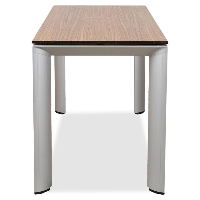 Brown Bene Al Management Wooden Desk with Electric Function, Office by Kai Stania For Sale - Image 8 of 10