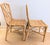 Vintage Chippendale Bamboo Rattan Chair Pair Natural Fretwork For Sale - Image 4 of 16