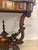 Antique Victorian Burr Walnut Card or Console Table with Carved Basket Base, 1850 For Sale - Image 12 of 16
