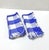 Farmhouse Vintage Blue & White Gingham Cotton Napkins With Fringe, Set of 6 For Sale - Image 3 of 8