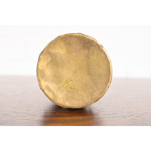 Antique Tibetan Bronze Filigree and Agate Trinket Jar For Sale - Image 10 of 12