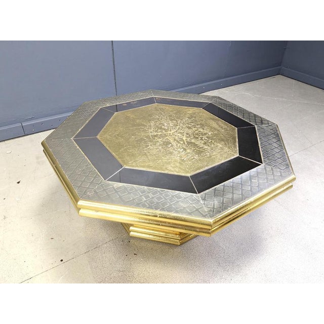 Vintage Coffee Table with Glass by Rodolfo Dubarry, 1970s For Sale - Image 8 of 12