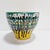 Vintage Bohemian Ceramic Planter in Green and Lemon Yellow, 1950s For Sale - Image 6 of 11
