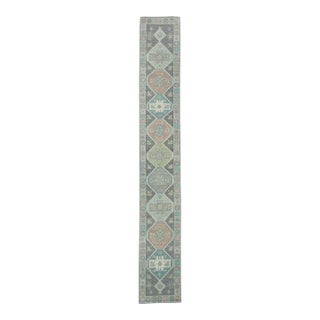 Turkish Oushak Runner Rug 2'11" x 20'3" #17368 For Sale