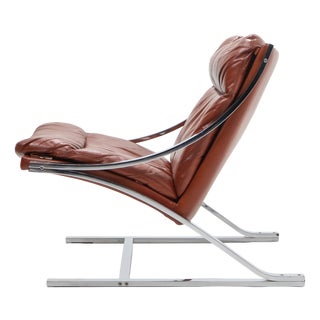 Zeta Armchair by Paul Tuttle for Strässle International, Switzerland, 1970s For Sale