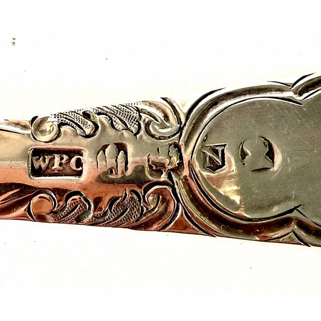 Silver 1793 Partial Gilt Sterling Silver Master Berry Spoons by Walter and Patrick Cunningham, Edinburgh - a Pair For Sale - Image 8 of 8