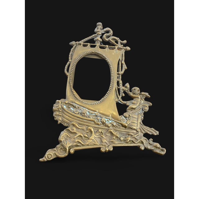 Rococo Gilt Bronze Photo Frame, 1800s For Sale - Image 3 of 13