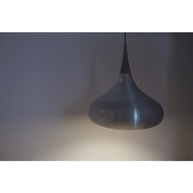 Mid-Century Danish Aluminum Pendant Lamp by Jo Hammerborg for Fog & Mørup, 1960s For Sale - Image 9 of 15