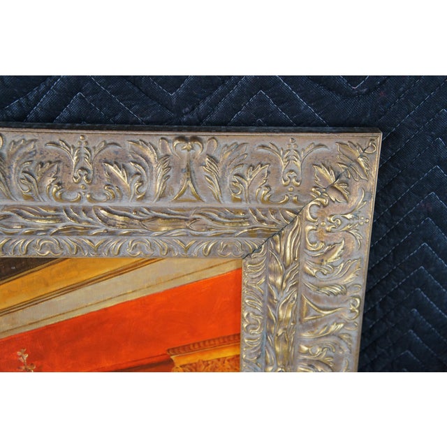 Mid 20th Century Vain Courtship Classical Oil Painting After Sir Lawrence Alma-Tadema For Sale - Image 11 of 12