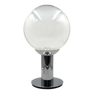 1980s Space Age Chrome Table Lamp For Sale