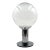 1980s Space Age Chrome Table Lamp For Sale