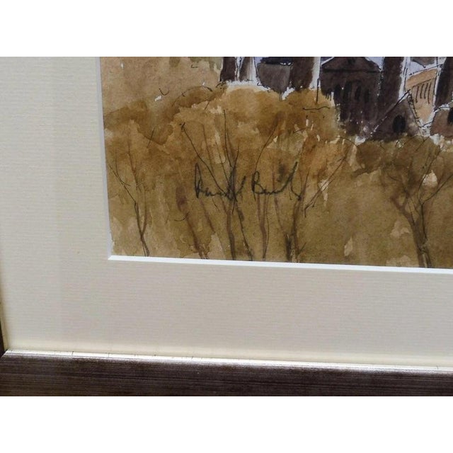 Ronald Birch, St Davids Cathedral, Wales, 1970s, Watercolour and Ink, Framed For Sale - Image 4 of 14