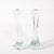 Pair of Signed Renato Anatra Transparent Sculptural Murano Glass Candlesticks For Sale - Image 10 of 17