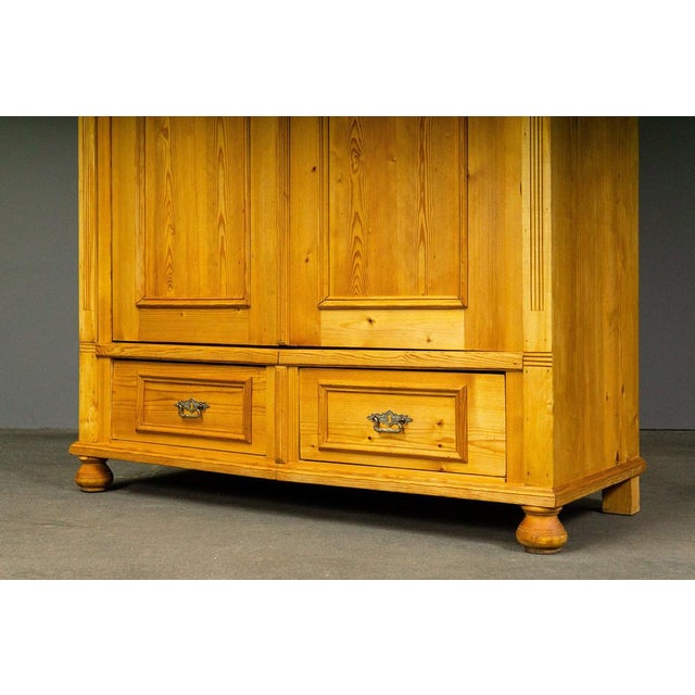 Art Nouveau Wardrobe in Pine For Sale - Image 11 of 18