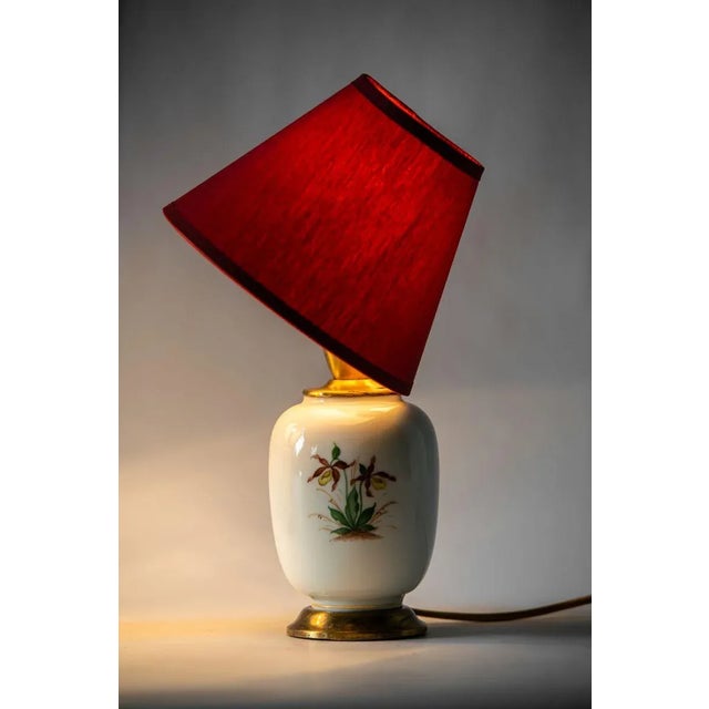 2 Augarten Table Lamps, Vienna, circa 1960s High quality porcelain with original shades Original condition. I have...