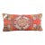 Handmade Authentic Turkish Throw Rug Pillw With Red&Green Color -17'' X 36'' For Sale