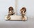 Vintage Signed Napier Goldtone Brown Moonglow Cumquat Drop Clip Earrings-2 Pieces For Sale - Image 10 of 12