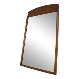 Lane First Edition Mid Century Walnut Mirror For Sale