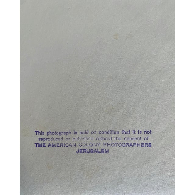 Photography American Colony Jerusalem, Vintage Large Albumen Photo Jerusalem Landscape, 1890-1920 For Sale - Image 7 of 9