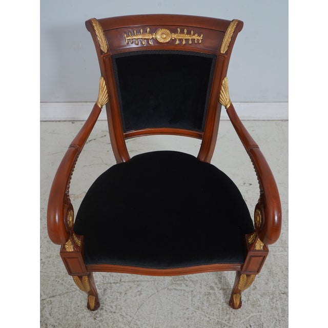 Age: Approx: 30 Years Old Details: Napoleonic Design Fine Carved Details High Quality Construction Gold Highlights Scroll...