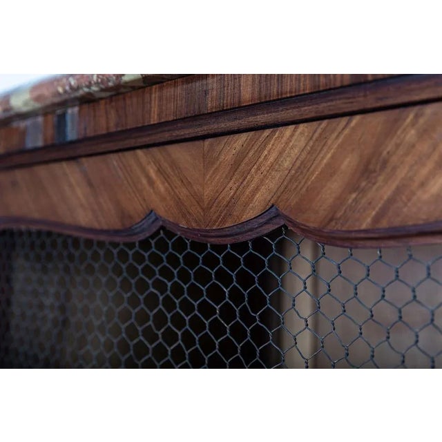 19th Century French Walnut Armoire or Bookcase For Sale - Image 11 of 17