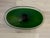 Early 1950s Oval Green Glass Sommerso Console Bowl Attributed to Erickson Glass For Sale - Image 10 of 11