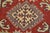 Kazak Runner 2'8'' X 11'10'' Red Wool Hand-Knotted Oriental Rug For Sale - Image 4 of 12