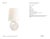 AERIN by Visual Comfort Signature Adria 16" Cordless Table Lamp in Alabaster with Linen Shade Designer: AERIN Height: 16"...