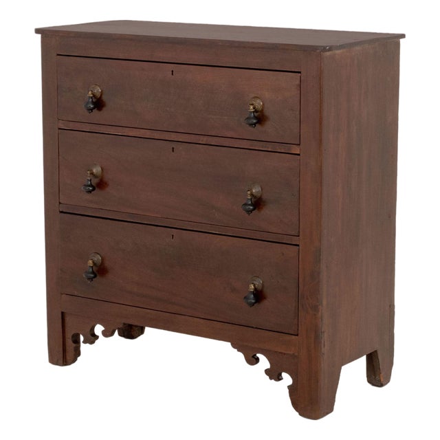 Arts and Crafts Style Oak Chest of Drawers For Sale