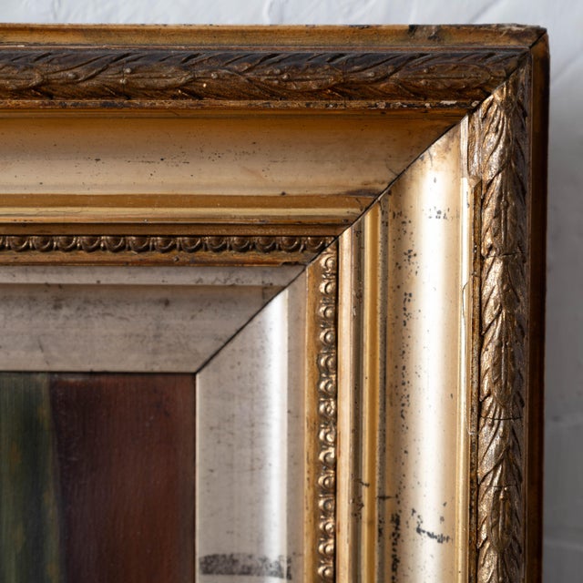 Blue Pair of Victorian Still Life Oil Paintings, English, c.1870 For Sale - Image 8 of 13