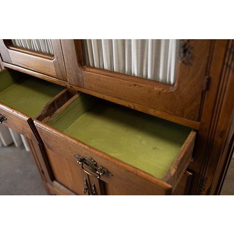 Antique Country Storage Cupboard or Linen Press For Sale - Image 9 of 18
