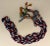 Antique 19th Century Native American Indian Style Braided Glass Trade Bead Belt, Necklace or Lariat For Sale - Image 4 of 7