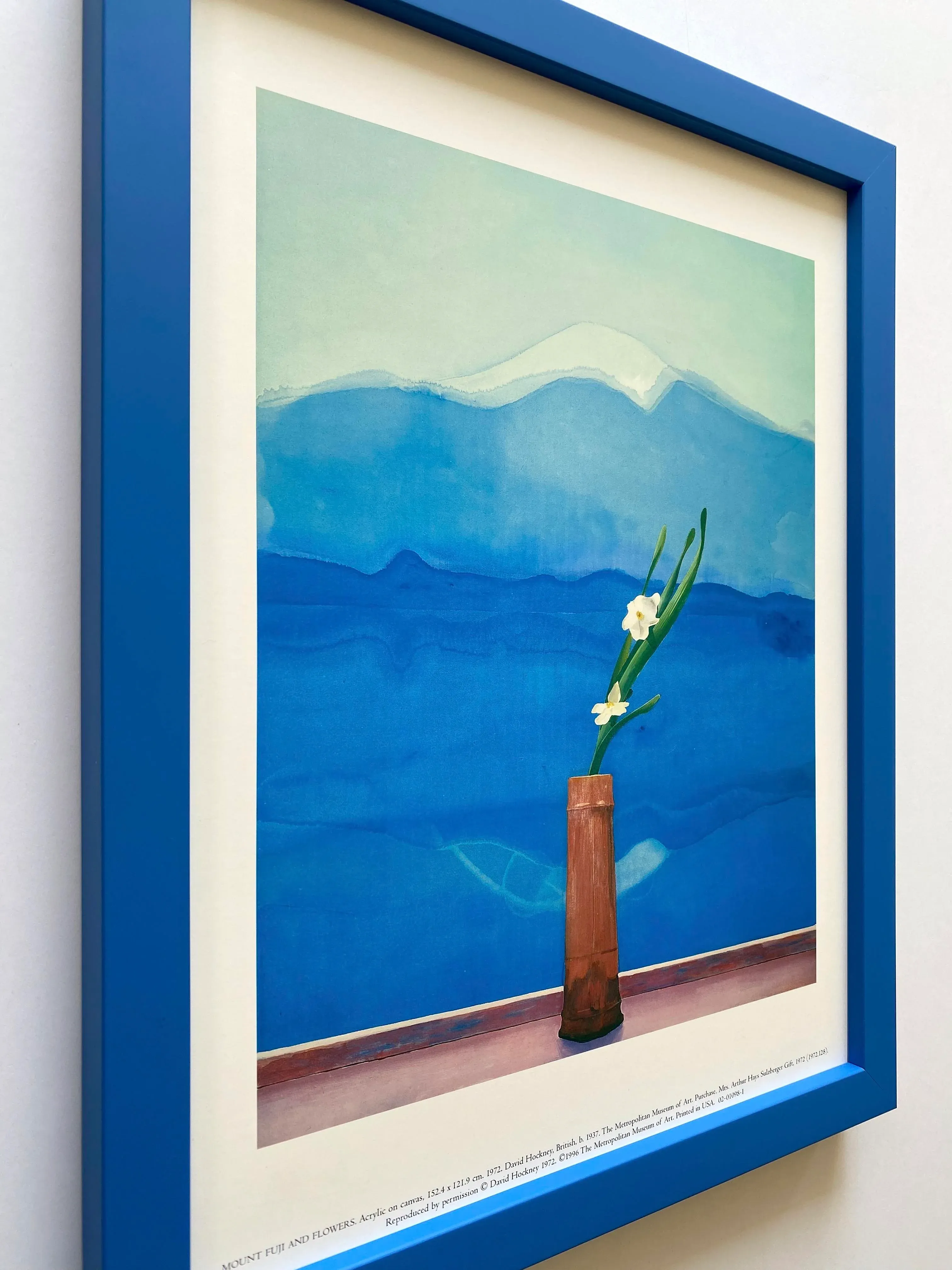 David Hockney Vintage 1996 Metropolitan Museum of Art Framed