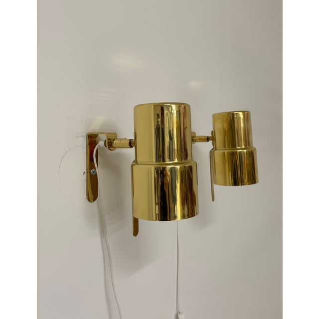 Brass Wall Lights by Hans-Agne Jakobsson, 1960s, Set of 2 For Sale - Image 11 of 13