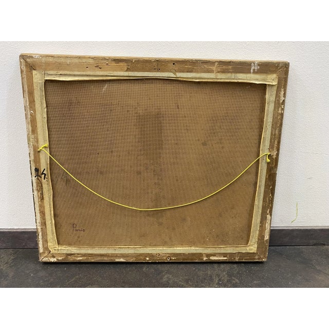 1970s Roberto Gherardi, Un pont à Paris, 1974, Oil on Wood, Framed For Sale - Image 5 of 6