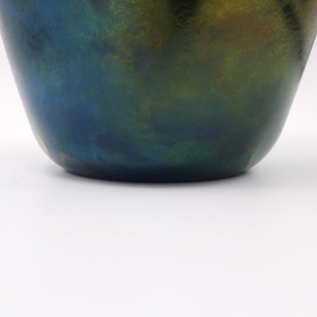Venini Mora' Italian Art Glass Vase by Alejandro Ruiz For Sale - Image 4 of 14